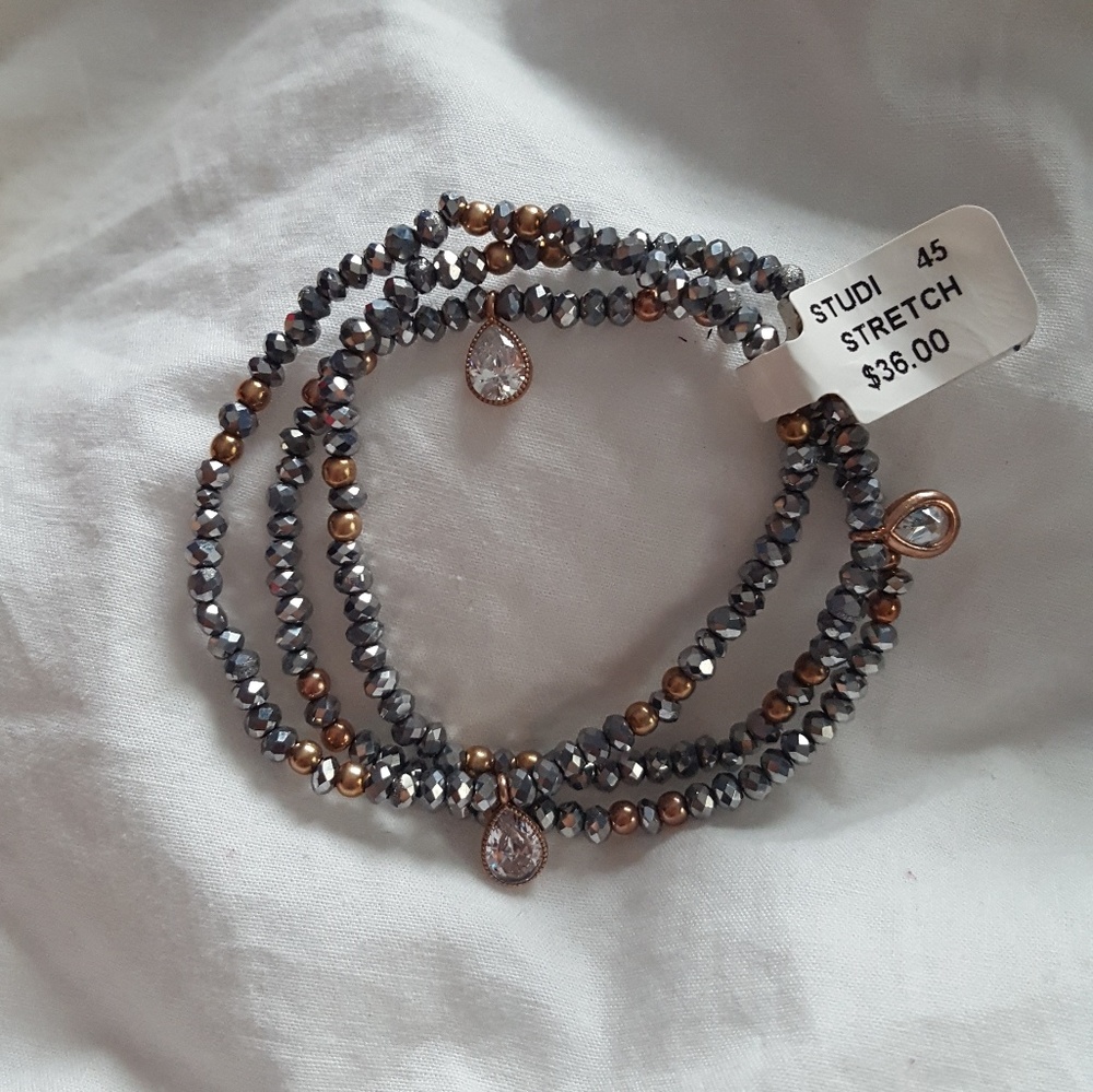 Set of beaded bracelets